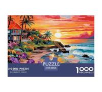 Côtes de Coconut Grove Puzzle 1000 Pièces pour Adultes intéressant Puzzles 1000 Pièces Jeu ÉduChatif Cadeau 38x26cm/1000pcs