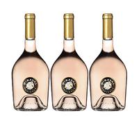 Côtes de Provence Rosé 2020 - Miraval - Vin AOC Rosé de Provence - Lot de 3x75cl - Cépages Cinsault, Rolle