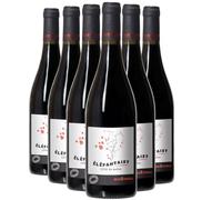 Côtes du Rhône Éléfantaisy sans sulfites ajoutés - Rouge 2025 - Julie et Nicolas - Vin Rouge de la Vallée du Rhône (6x75cl) Sans sulfite