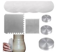 Côtes En Métal Pour Poterie,Kits D'Outils De Sculpture En Acier Inoxydable | Sculpture Modelage Cutter Grattoir - pour Débutants Enseignants Passionnés École à la Maison Projets et Activités d'Atelier