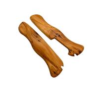 Cotes Pour Manches Couteaux Suisses, 2 Plaquettes Bois Precieux De If, Longueur 111mm, Emplacements Pincettes/Cure Dents, Compatible Avec La Gamme Victorinox
