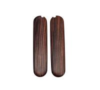 Cotes Pour Manches Couteaux Suisses, 2 Plaquettes Bois Precieux De Violette, Longueur 84mm, Emplacements Pincettes/Cure Dents, Compatible Avec La Gamme Victorinox