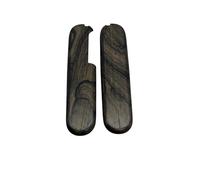 Cotes Pour Manches Couteaux Suisses, 2 Plaquettes Bois Precieux De ZIRICOTE, Compatible, Longueur 91mm, Emplacements Pincettes/Cure Dents, Compatible Avec La Gamme Victorinox