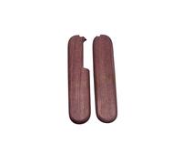 Cotes Pour Manches Couteaux Suisses Pour Victorinox, 2 Plaquettes Bois Precieux De AMARANTE, Compatible Avec La Gamme Victorinox, Longueur 91mm, Emplacements Pincettes/Cure Dents.