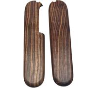 Cotes Pour Manches Couteaux Suisses Victorinox, 2 Plaquettes Bois Precieux De BOIS DE VIOLETTE, Longueur 91mm, Emplacements Pincettes/Cure Dents, Compatible Avec La Gamme Victorinox