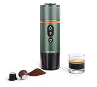 COTGCO Machine à Expresso Portable: Cafetière à Cafe Chauffage Électrique de Voyage - pour 12V Voiture et le Camping - Compatible avec les Capsules Nespresso et les Capsules Starbucks