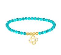 cotigo - Bracelet amulette chance et protection en acier inoxydable, bracelet d'Espagne, symbole œil d'Horus, pour homme et femme, cadeau pour anniversaire, Noël, fête des mères, Mediano-largo, Acier