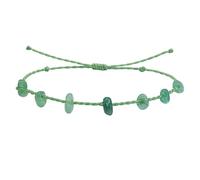 cotigo Bracelet en quartz blanc réglable pour femme - Fil ciré fait main, bracelet énergétique en pierre naturelle, cadeau avec signification pour elle, Mediano-largo, Acier inoxydable, Il ne s'agit