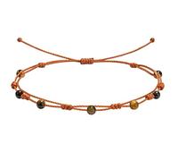 cotigo Bracelet en quartz blanc réglable pour femme - Fil ciré fait main, bracelet énergétique en pierre naturelle, cadeau avec signification pour elle, Mediano-largo, Acier inoxydable, Il ne s'agit