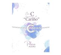 Cotigo - Bracelet Initiale en Acier Inoxydable - Bracelet Femme avec Lettre - Bracelet Initiale de Nom - Cadeau pour Mère, Fille, Amie, Fiancée, taille unique, Pas de gemme