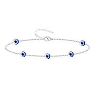 Cotigo bracelet Oeil turc en acier inoxydable ou en fil + amulettes porte-bonheur et protection contre le mauvais œil bijoux homme femme fille