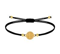 Cotigo Bracelet réglable avec médaille de Saint Benoît en acier inoxydable pour homme et femme, amulette de protection contre le mal et les envies, bijoux religieux de foi, cadeau spirituel