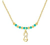 cotigo Collier vierge en acier inoxydable, saints d'Espagne, catholique, religion, patron d'Espagne, cadeau pour femme, homme, cadeau pour grand-mère., Mediano-largo, Acier inoxydable, Pas de gemme