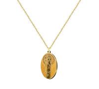 cotigo Collier vierge en acier inoxydable, saints d'Espagne, catholique, religion, patron d'Espagne, religion, cadeau femme, cadeau pour homme, cadeau pour grand-mère., Mediano-largo, Acier inoxydable