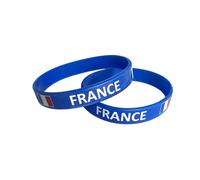 Cotillons d'Alsace 2 bracelets France en silicone
