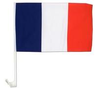 Cotillons d'Alsace : Drapeau France 45 x 30 cm pour vitre de voiture G