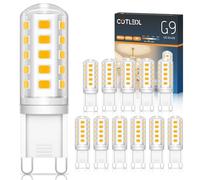 COTLEDL Ampoule LED G9 Blanc Chaud 3000K,5W,500LM,Équivalent 50W Halogène Lampe,Non Dimmable Sans Scintillement Ampoule G9 pour Le Salon, La Chambre à Coucher, La Cuisine, La Salle de Bain,Lot de 12