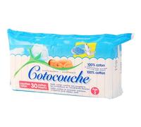 Cotocouches - Paquet de 30 Couches 100% Coton 2 ème Age - Tetra médical