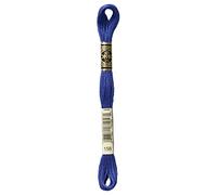 Coton à broder DMC 6-Strand Floss, Medium très sombre bleu bleuet