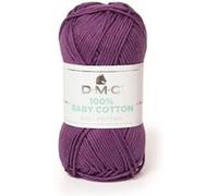 DMC - 100% Baby Cotton - Fil à tricoter - 100% coton | Spécialement conçu pour les bébés et la réalisation de layette | Doux et confortable | Pelote de 50 g - 106 m | 27 coloris disponibles