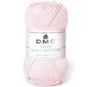 DMC Garn Fil à tricoter Baby Cotton – 100% coton, pelote 50 g (106 m) pour layette – 27 coloris