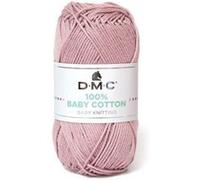 DMC - 100% Baby Cotton - Fil à tricoter - 100% coton | Spécialement conçu pour les bébés et la réalisation de layette | Doux et confortable | Pelote de 50 g - 106 m | 27 coloris disponibles