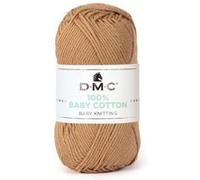 DMC - 100% Baby Cotton - Fil à tricoter - 100% coton | Spécialement conçu pour les bébés et la réalisation de layette | Doux et confortable | Pelote de 50 g - 106 m | 27 coloris disponibles