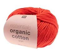 Coton à tricoter Essentials Organic Cotton aran - Rico Design(...) - 10 Rouge 10 Rouge