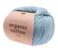 Coton à tricoter Essentials Organic Cotton aran - Rico Design(...) - 12 Bleu 12 Bleu
