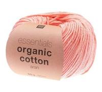 Coton à tricoter Essentials Organic Cotton aran - Rico Design(...) - 17 Rose 17 Rose G