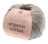 Fil Rico Design Essentials Organic Cotton aran, 50 g, env. 90 m Gris