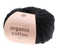 Coton à tricoter Essentials Organic Cotton aran - Rico Design(...) - 20 Noir 20 Noir