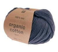 Coton à tricoter Essentials Organic Cotton aran - Rico Design(...) - 24 Bleu nuit 24 Bleu nuit