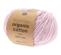 Coton à tricoter Essentials Organic Cotton aran - Rico Design(...) - 27 Rose Fleur 27 Rose Fleur