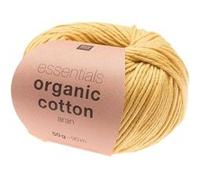 Coton à tricoter Essentials Organic Cotton aran - Rico Design(...) - 3 Jaune 3 Jaune