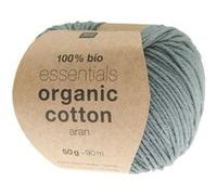 Coton à tricoter Essentials Organic Cotton aran - Rico Design(...) - 36 Vert Pétrole 36 Vert Pétrole