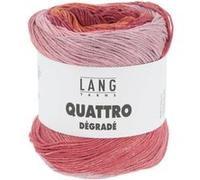 Coton à tricoter et à crocheter QUATTRO DEGRADE - 100GR - Lang Yarns(...) - Multicolore 0002 (Fuchsia-Rouge-Rose) Multicolore 0002 (Fuchsia-Rouge-Rose) G