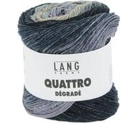 Coton à tricoter et à crocheter QUATTRO DEGRADE - 100GR -(...) - Multicolore 0004 (Marine-Lilas-Sauge)