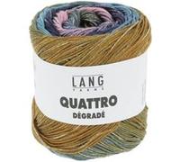 Coton à tricoter et à crocheter QUATTRO DEGRADE - 100GR - Lang Yarns(...) - Multicolore 0010 (Bleu clair-Ocre-Rose) Multicolore 0010 (Bleu clair-Ocre-Rose) G