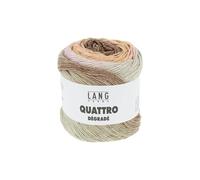 Coton à tricoter et à crocheter QUATTRO DEGRADE - 100GR -(...) - Multicolore 0005 (Rose-Moutarde-Brun)