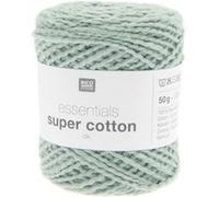 Coton à tricoter ou crocheter Essentials Super Cotton DK - Rico Design(...) - 20 Vert Sauge 20 Vert Sauge G