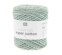 Coton à tricoter ou crocheter Essentials Super Cotton DK - Rico Design(...) - 20 Vert Sauge 20 Vert Sauge G