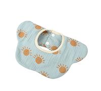 Coton Baby Bibs Solid-Absorbent Salive Salive Noursw-Born Burp Tissu 6 Couches Swarf Pour Garçons Les Filles Qui Nourrissent Bib Baby Manger Des Tout-petits