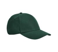 Coton Bio Sergé 5 Panneau Casquette de Baseball Beechfield Earthaware Classique
