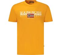 Coton biologique T-shirt col rond Napapijri Logo Imprimé : Taille - S Taille : S
