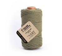 Bobine de coton câblé recyclé 2mm - 400gr - Graine Créative(...) - 200128 En Vert et contre tous 200128 En Vert et contre tous G