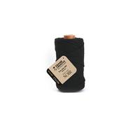 Coton cablé recyclé Noir 100 m x 2 mm 200129 Noir c'est Noir G