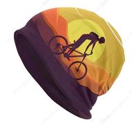 Coton Chaud Pur, Rien ne me Fait Peur Tuque en Maille Ample Chapeau d’Hiver Chaud Tuque Noir stylé pour Hommes Femmes Porter Quotidien Camping Chapeau en Maille