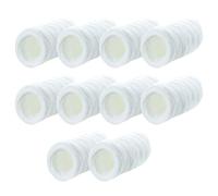 Coton Couches Lavables Lot de 10 Pièces 3 Plis Blanc, Bébé | Panneaux Prépliés et Bords Finition, Usage Multi-emploi pour Parents, Paquet de Change