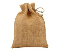 Coton Craft - Lot de 24 - Jute Sacs de cadeau en toile de jute - Ivoire - 6 x 8 - polyvalent - robuste - rustique - durable 4X6 naturel